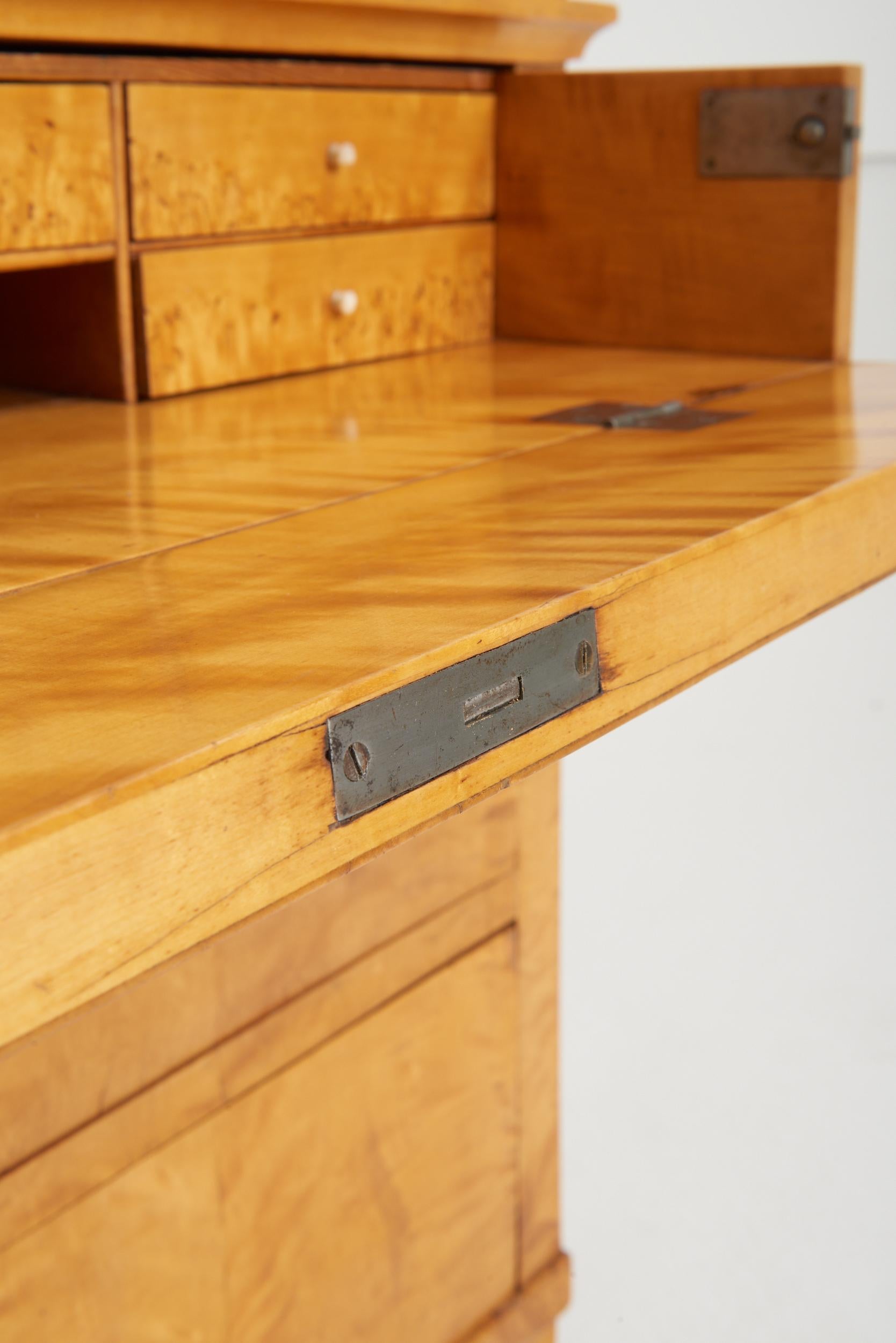 Swedish Satin Birch Chest of Drawers 5