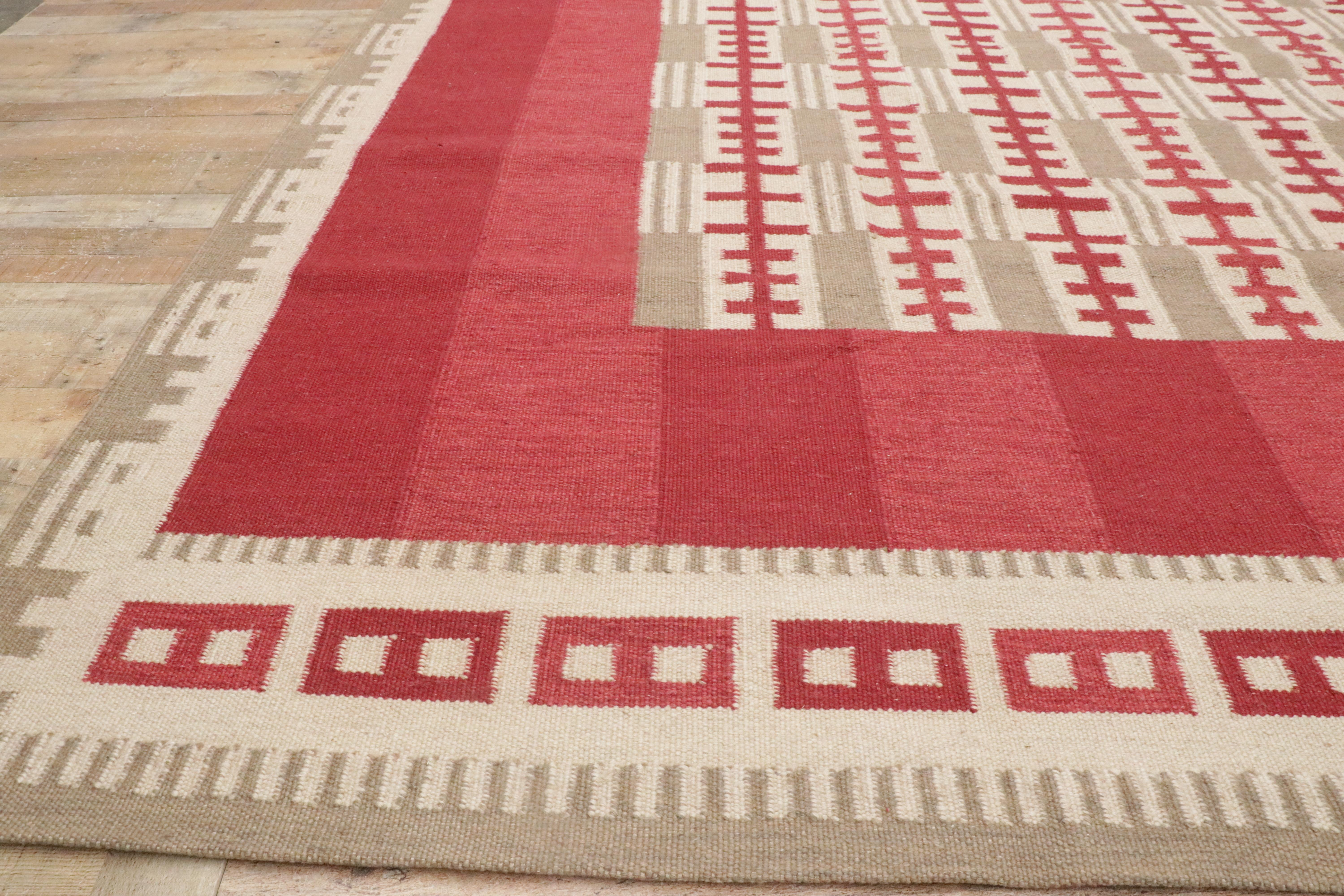 New Contemporary Swedish Scandinavian Style Röllakan Inspired by Irma Kronlund For Sale 7
