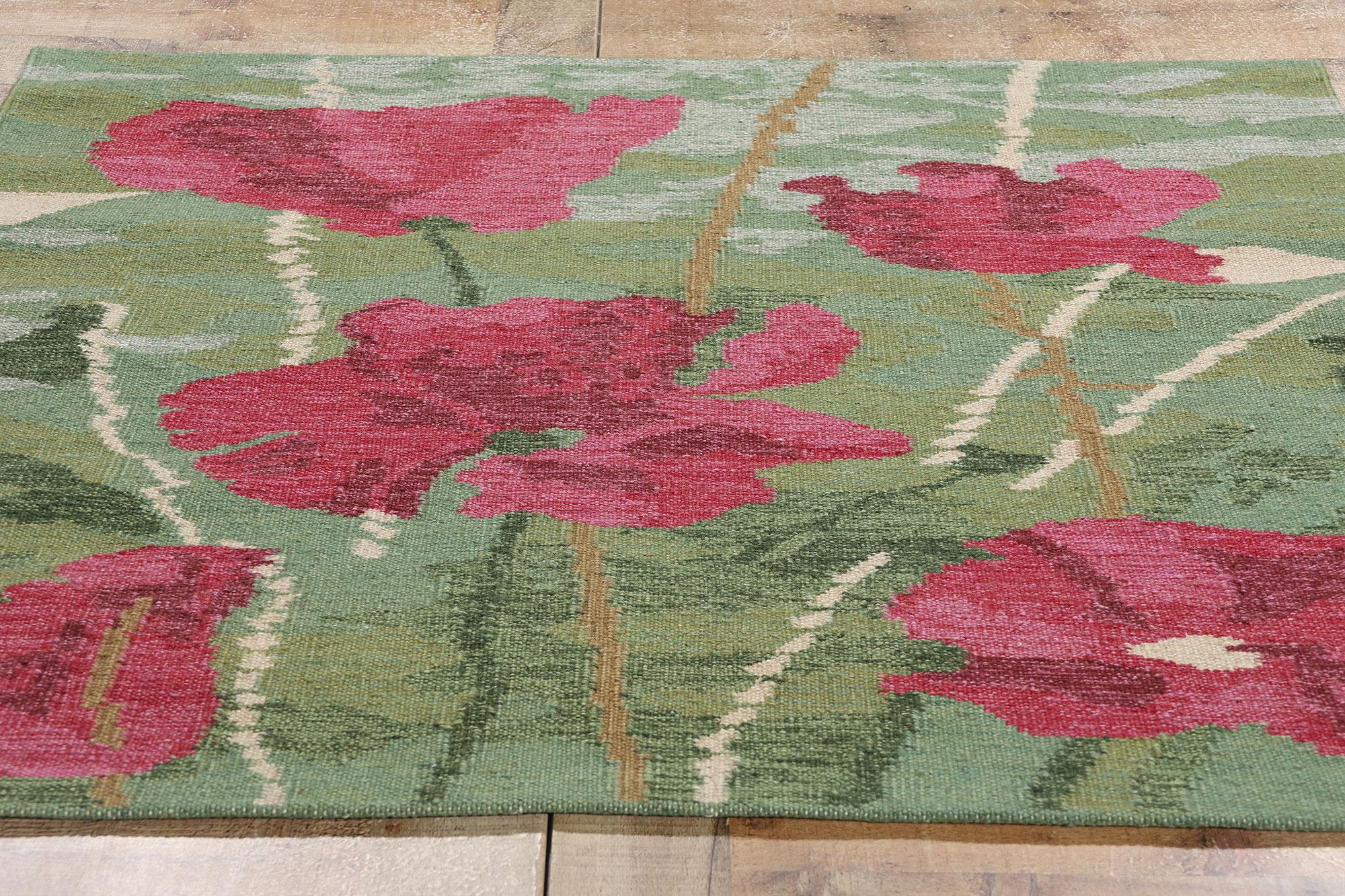 Tapiz de pared escandinavo sueco inspirado en Ingrid Nilsson Olsson Lana en venta