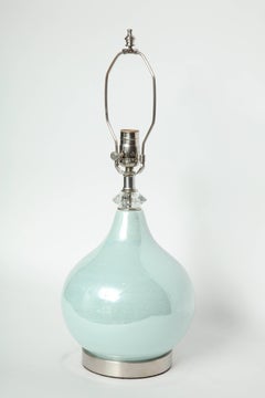 Lampes suédoises en céramique émaillée à l'écume de mer