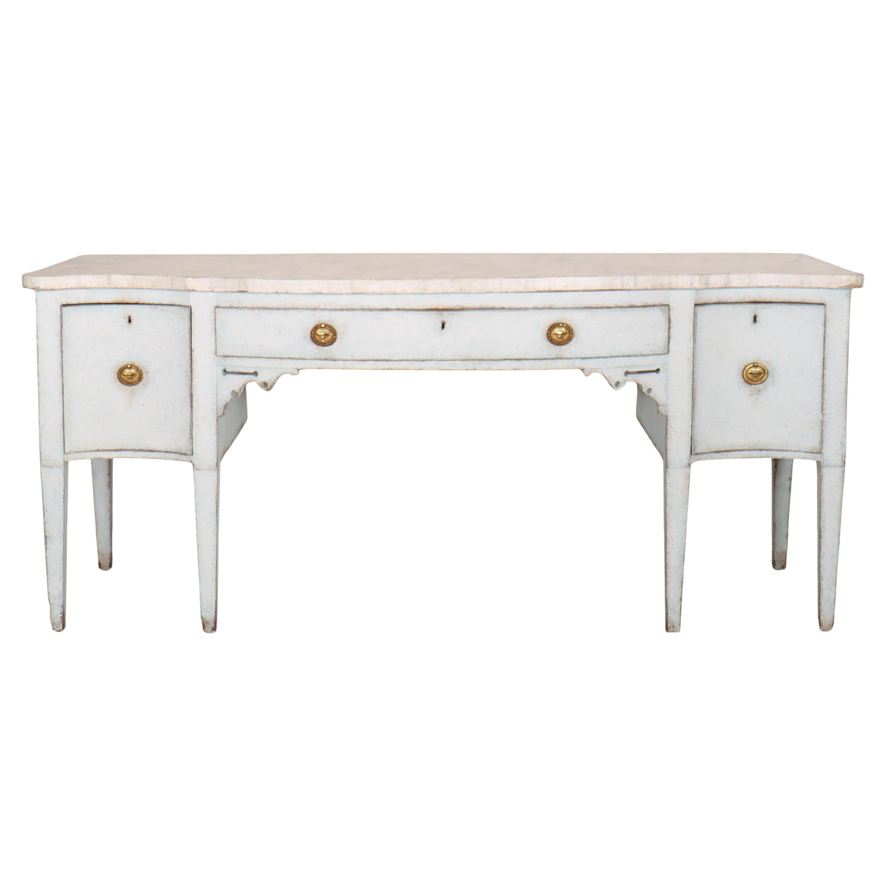 Swedish Serpentine Sideboard For Sale