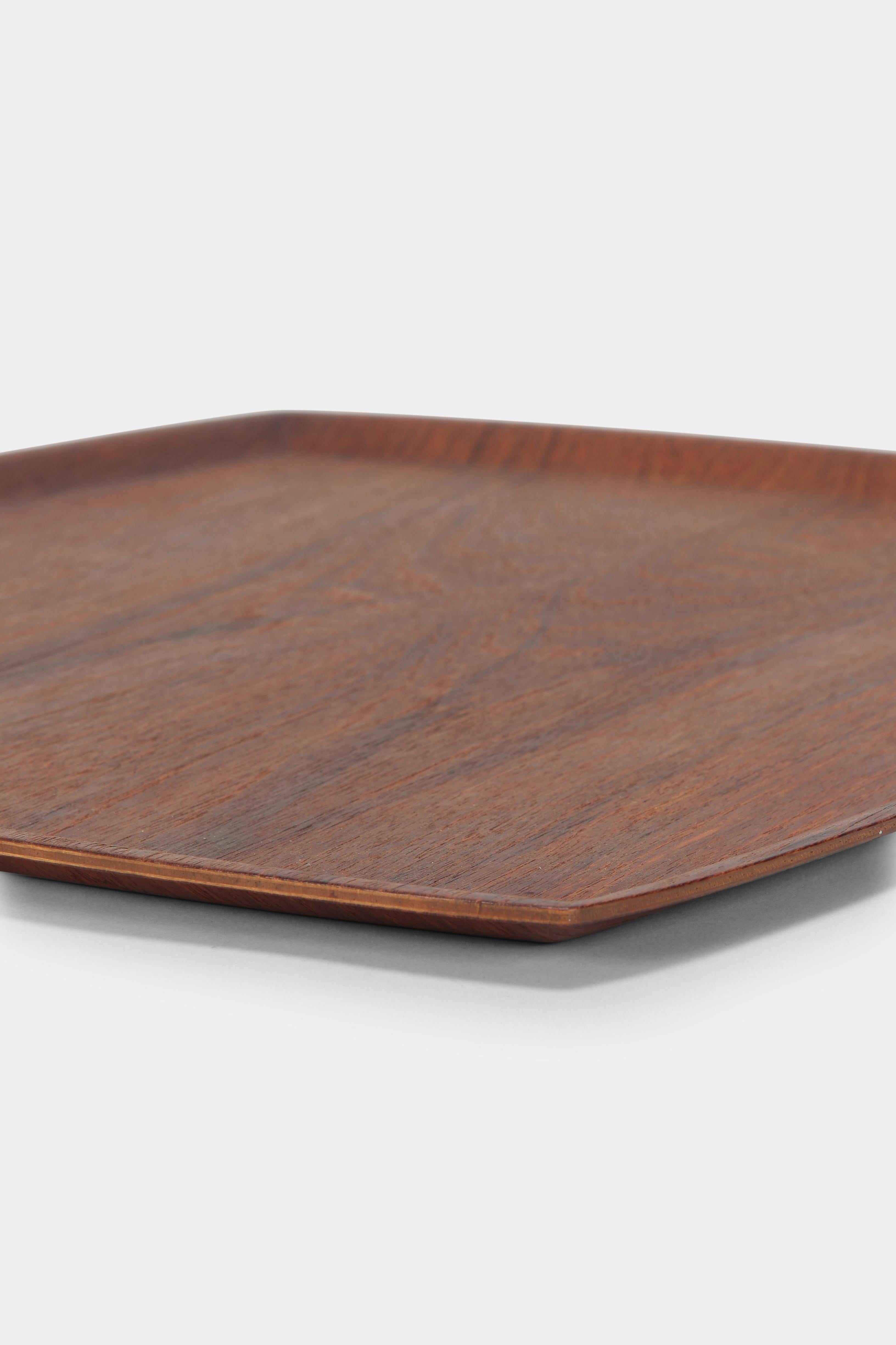Mid-20th Century Swedish Serving Tray Teak, 1960s For Sale