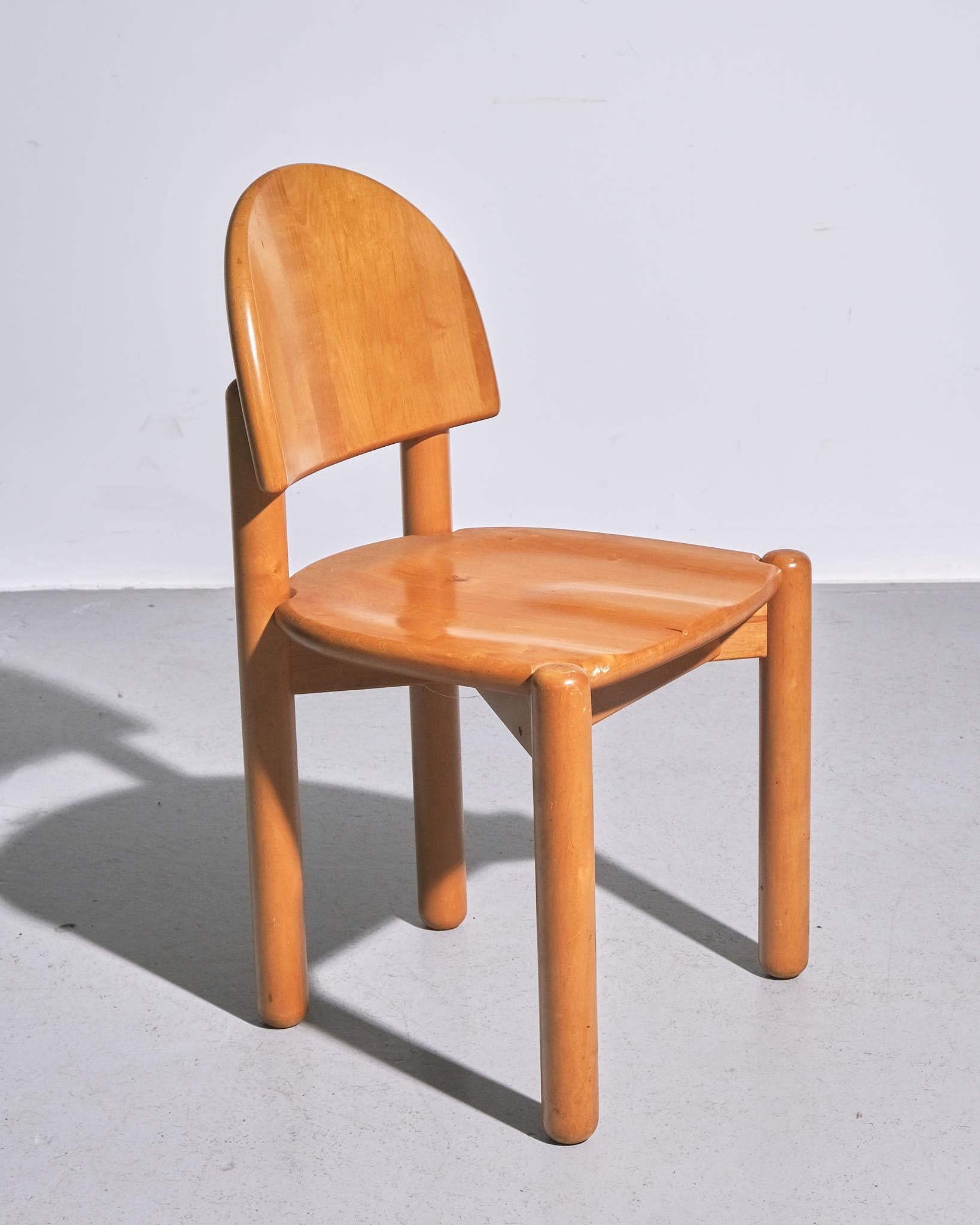 Swedish Set of eight dining chairs attr. to Rainer Daumiller