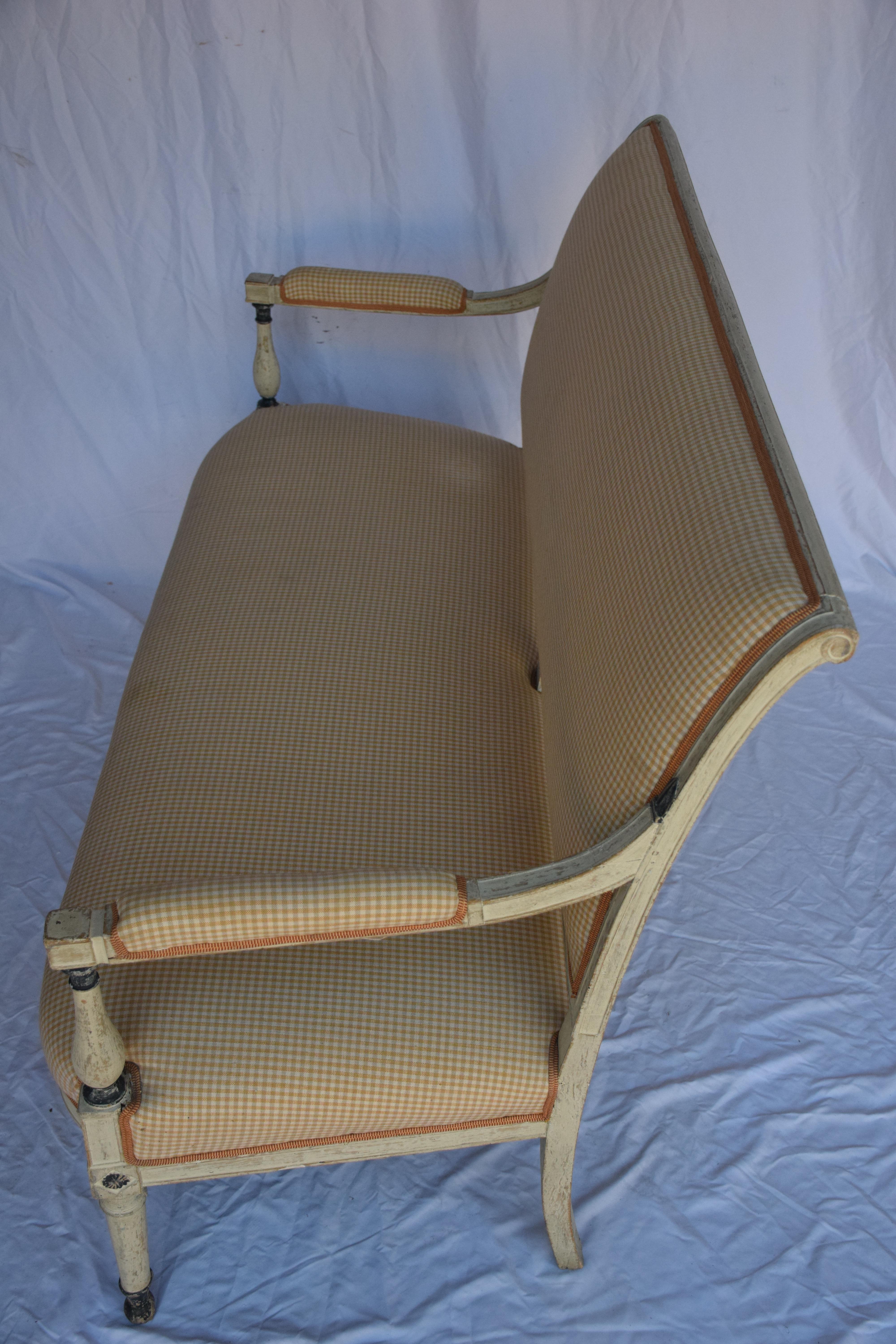 18th Century Swedish Settee For Sale
