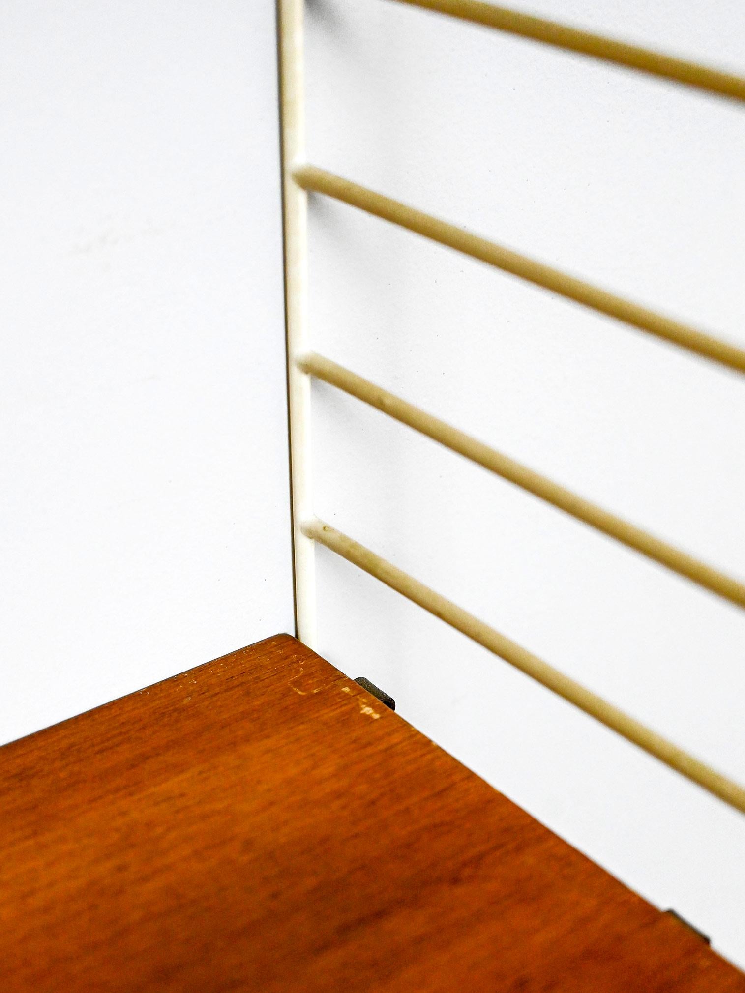 Mid-20th Century Swedish shelving unit with two shelves For Sale