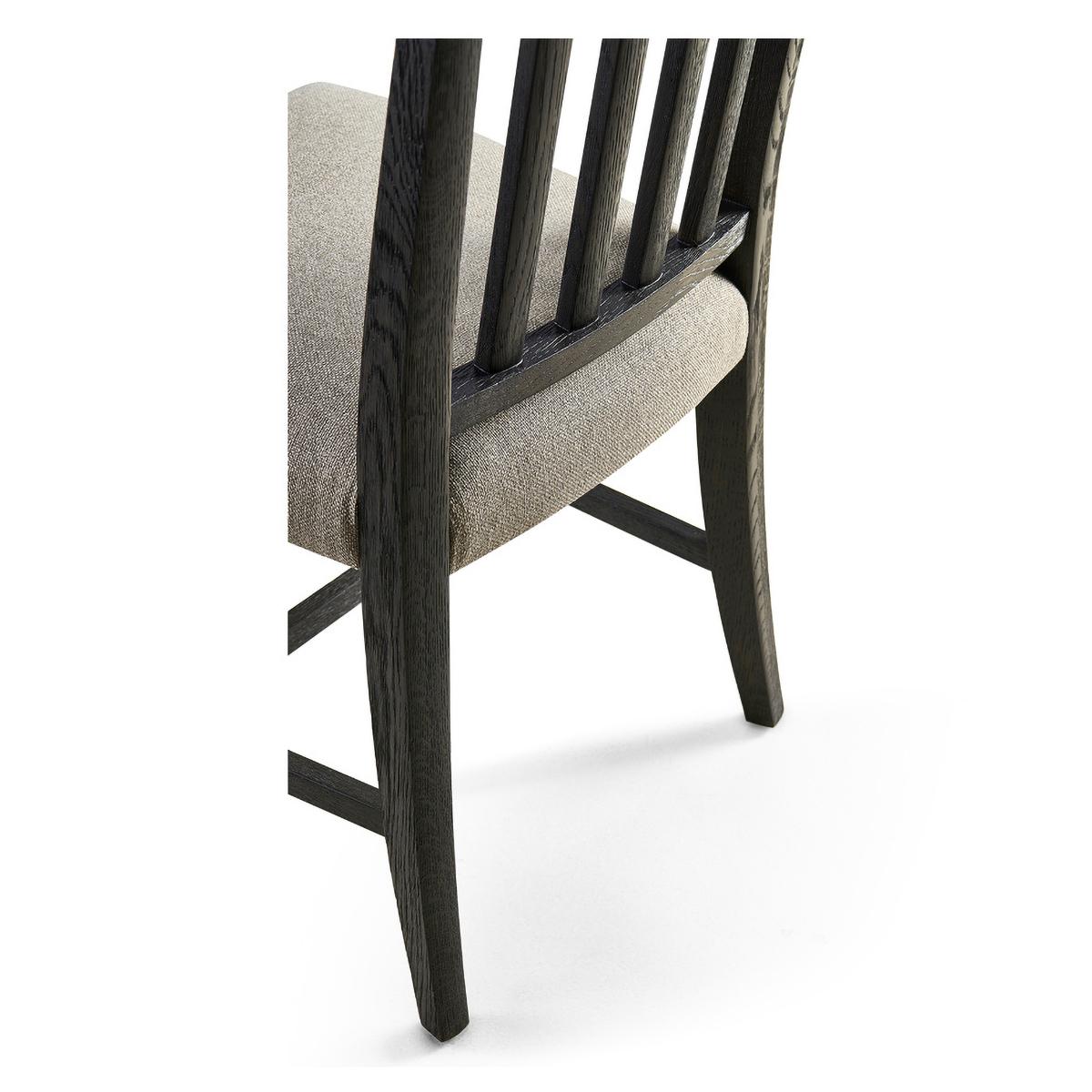 Swedish Side Chair, Ebonized Finish In New Condition For Sale In Westwood, NJ