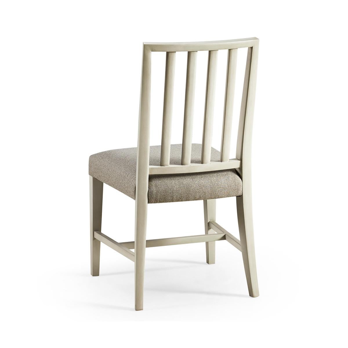 Neoclassical Swedish Side Chair - London Mist For Sale