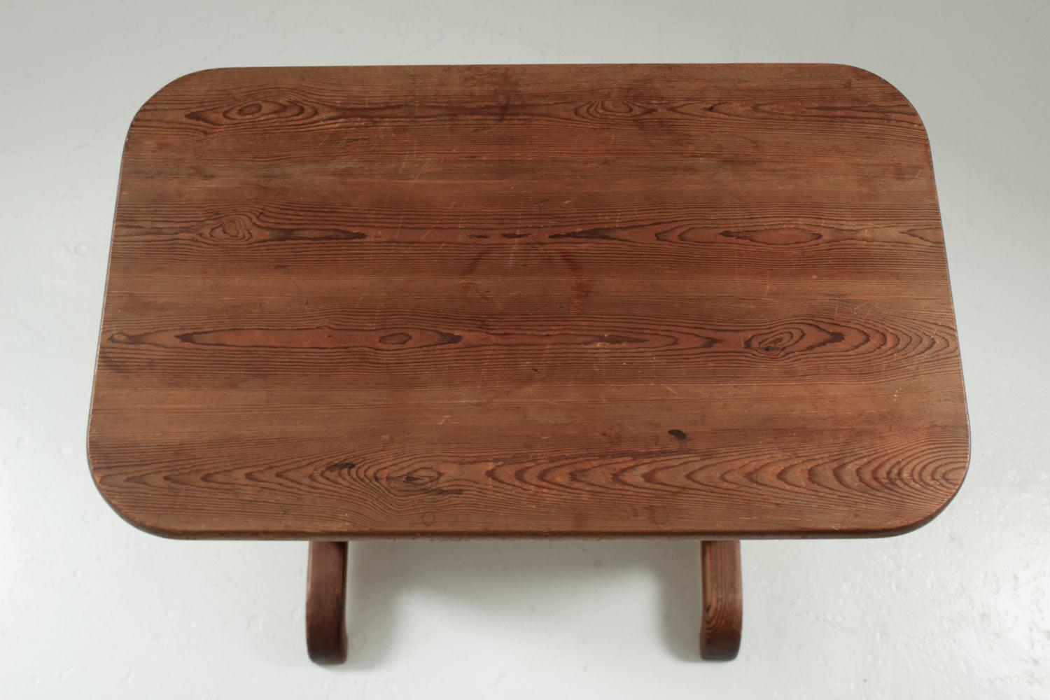 Mid-Century Modern Swedish Side Table in Pine by Bo Fjæstad, 1930s