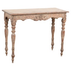 Used Swedish Side Table with Drawer, circa 1860-80