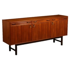 Swedish Sideboard Teak Veneer, 1960s