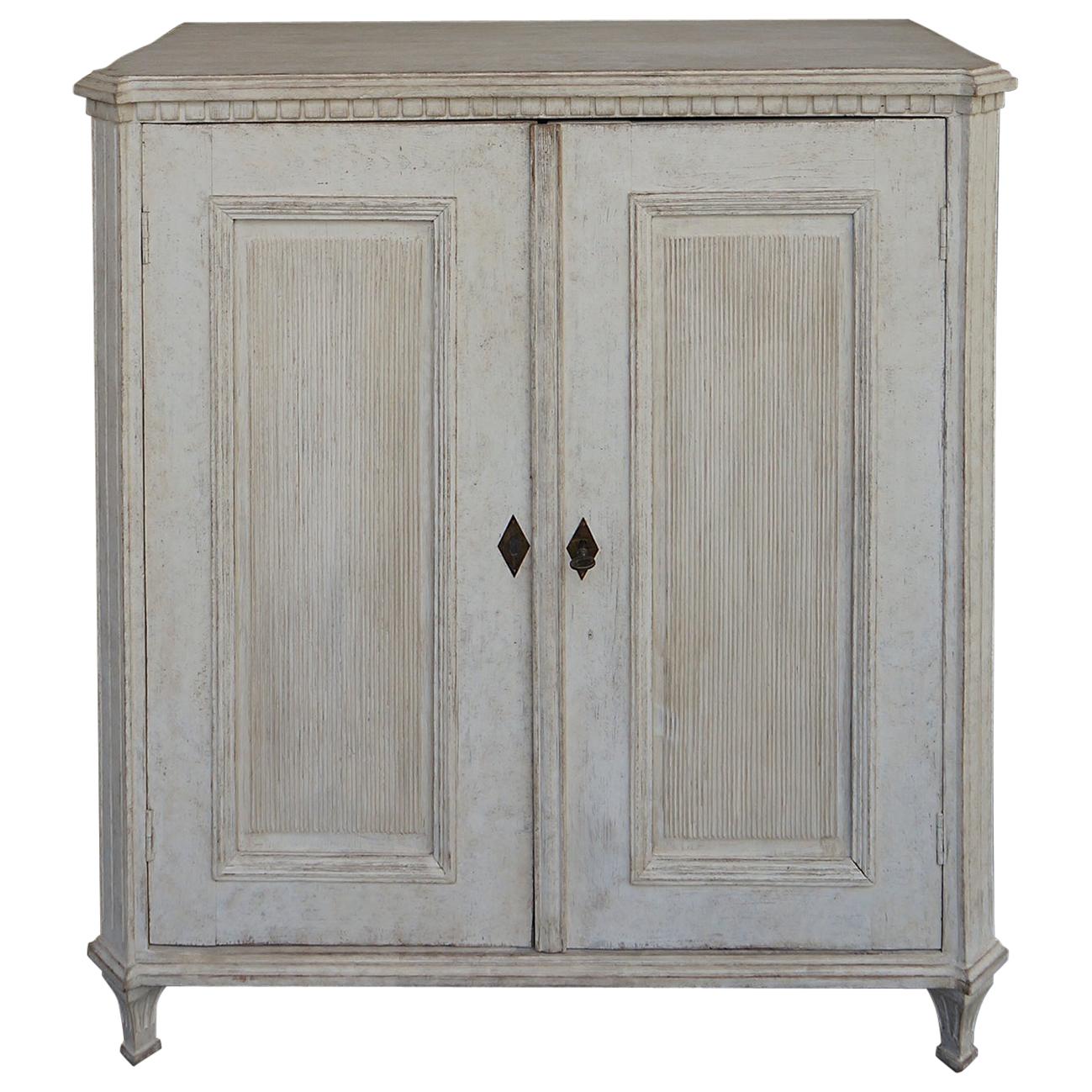 Swedish Sideboard with Fluted Doors