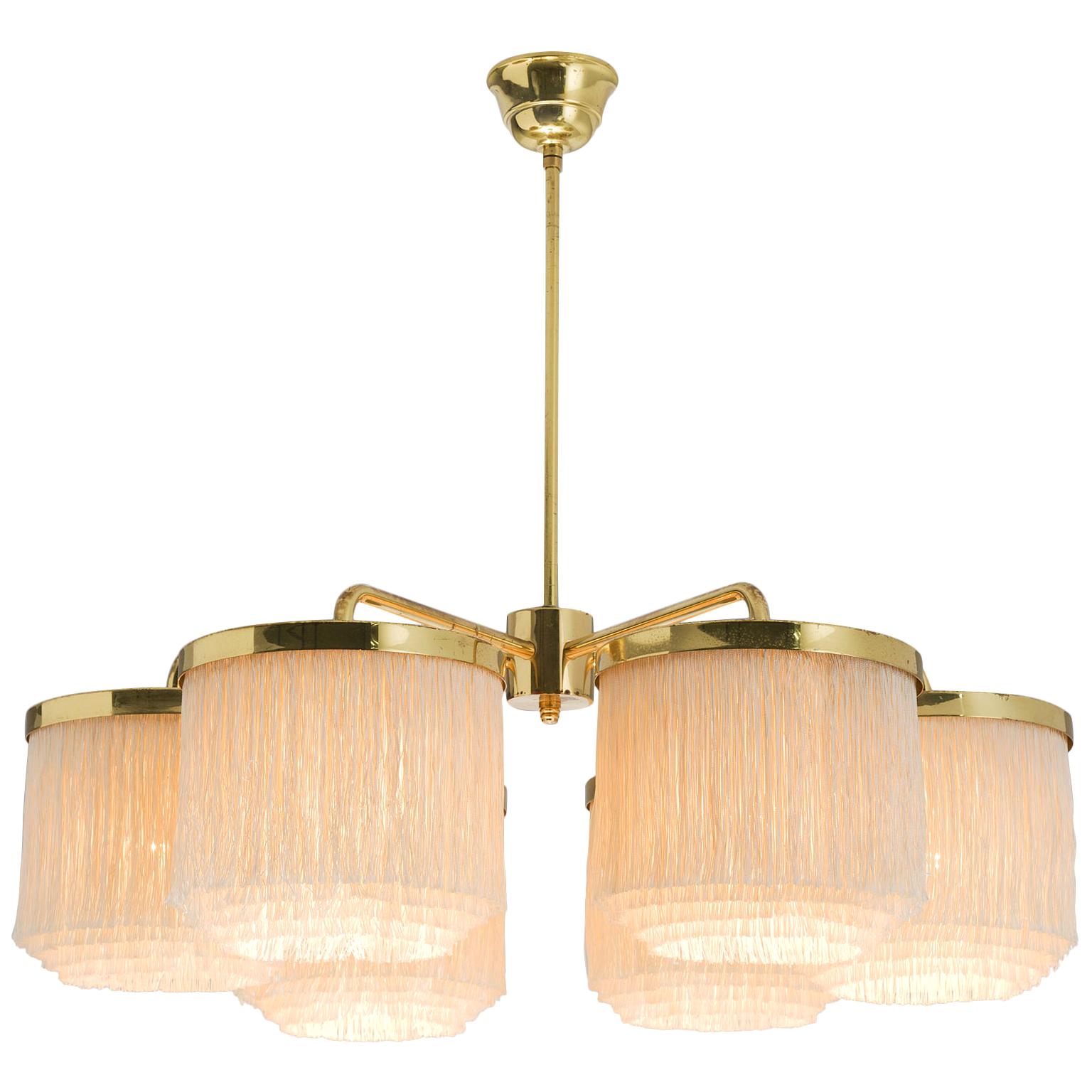 Swedish Silk String Chandelier by Hans-Agne Jakobsson