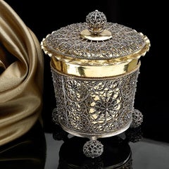 Swedish Silver Gilt Beaker