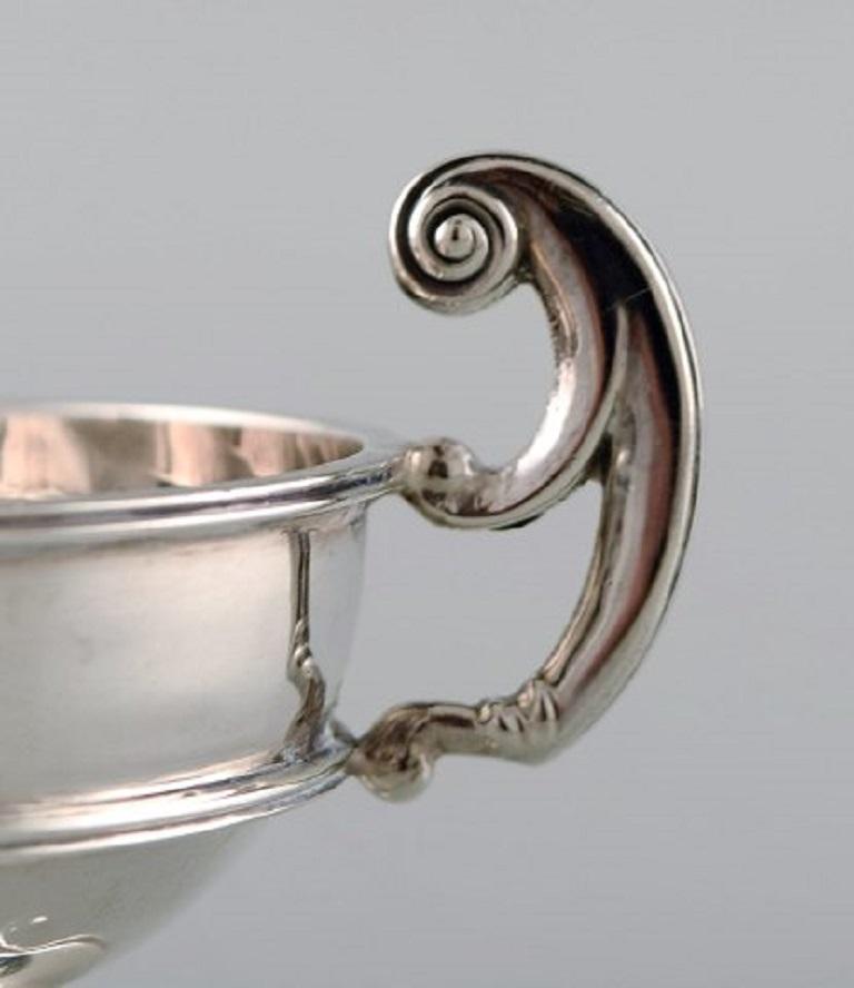 Swedish Birmingham, England, Silver Salt Cellar, Neoclassical Style, Dated 1902/03 For Sale