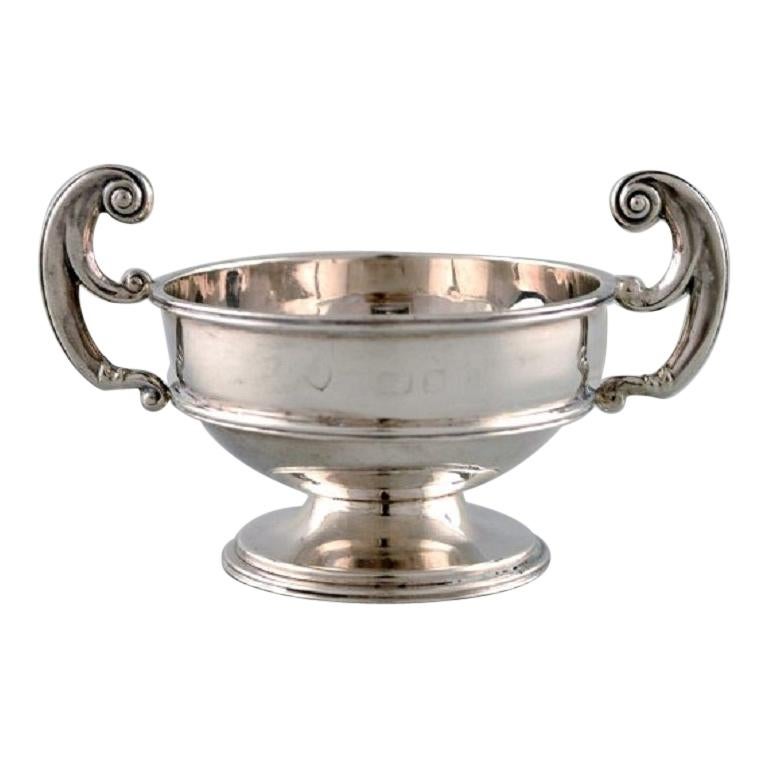 Birmingham, England, Silver Salt Cellar, Neoclassical Style, Dated 1902/03 For Sale