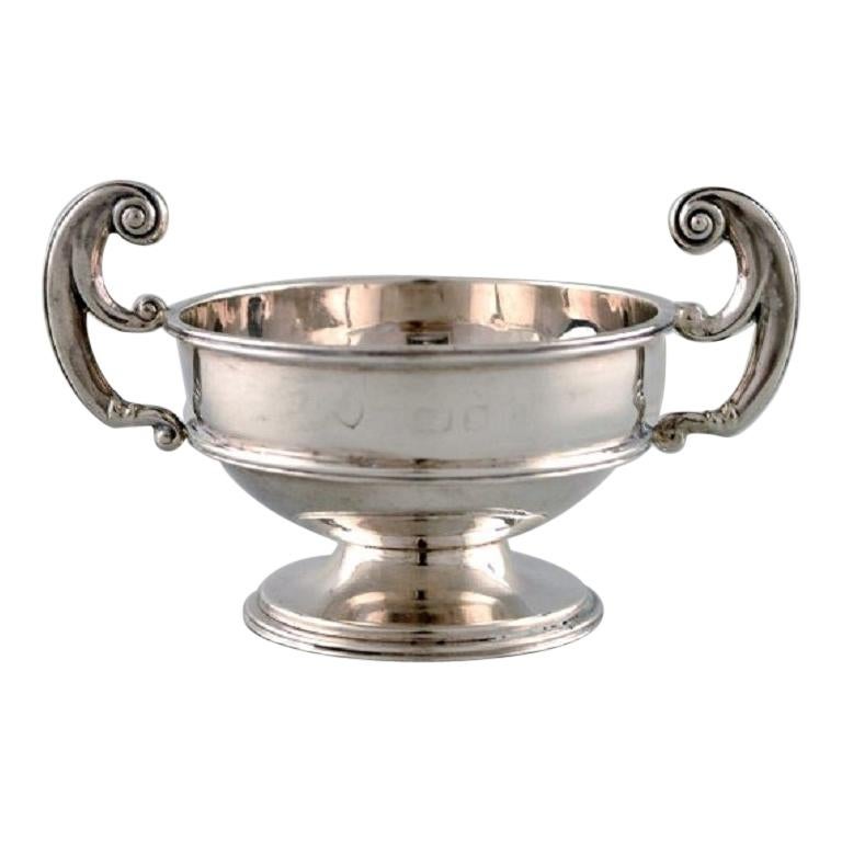 Birmingham, England, Silver Salt Cellar, Neoclassical Style, Dated 1902/03