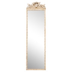 Swedish Slender Wall Mirror, Late 18th C.