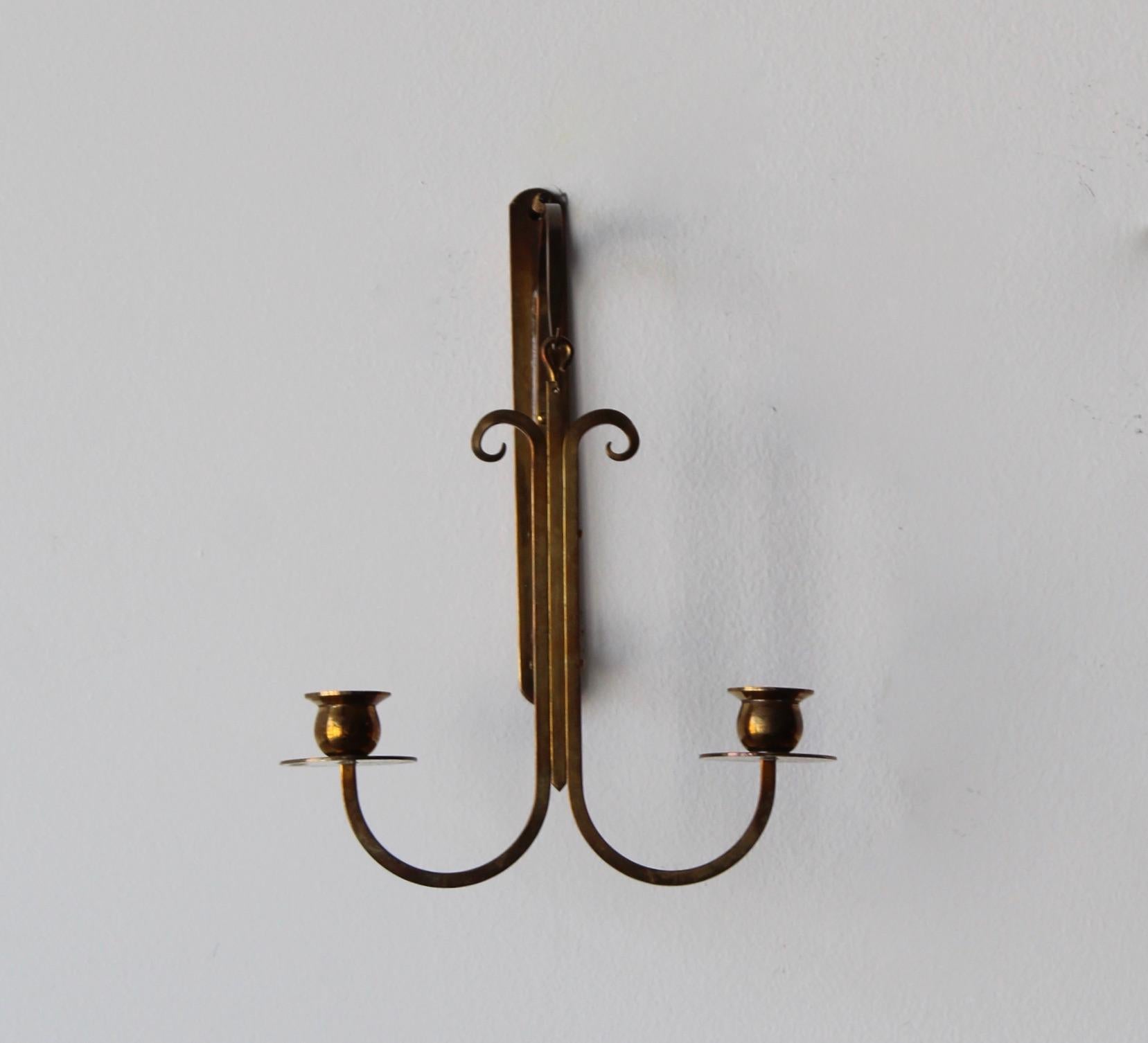wall mount taper candle holder