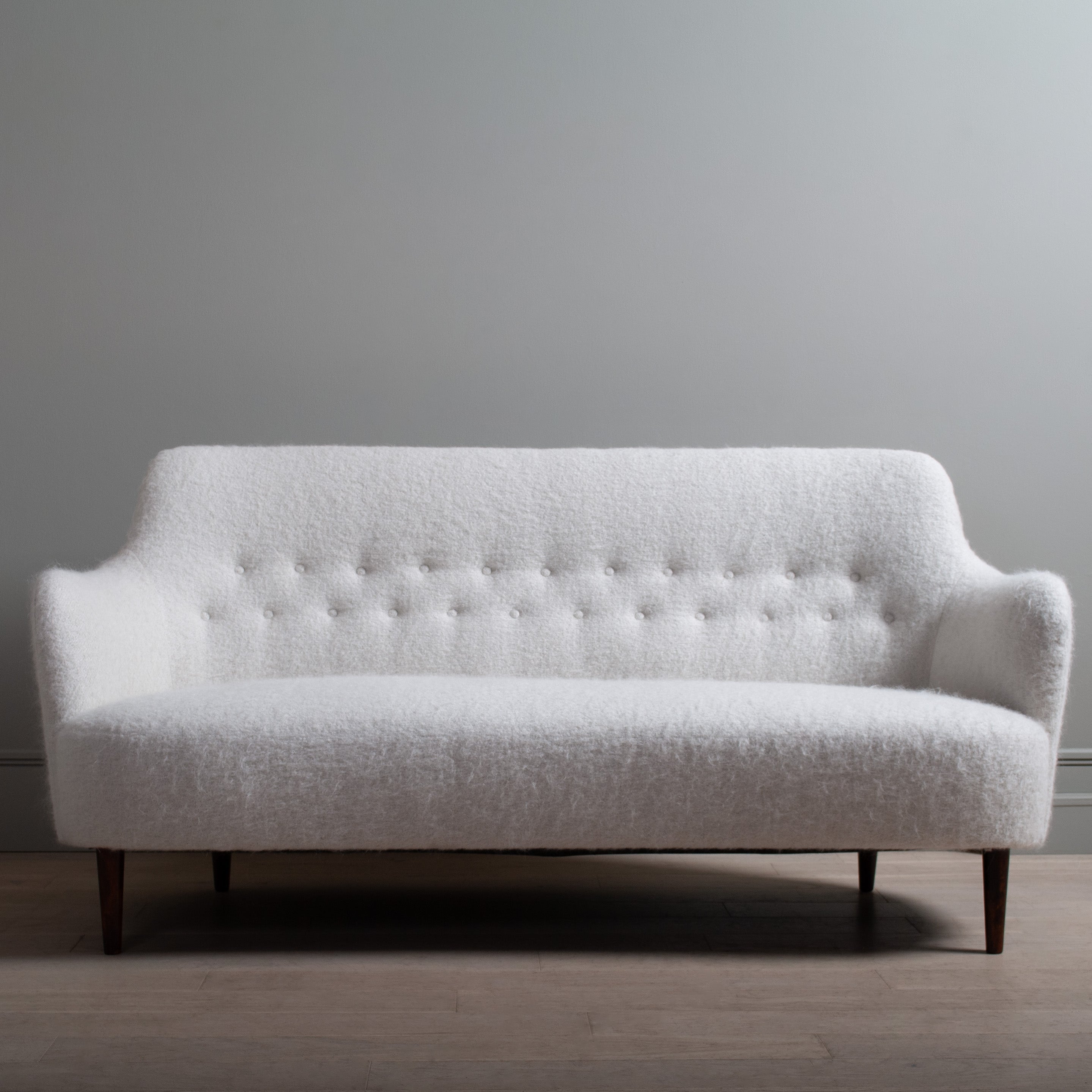 Swedish Sofa, 1950's, Carl Malmsten, Samsas, Reupholstered For Sale 5