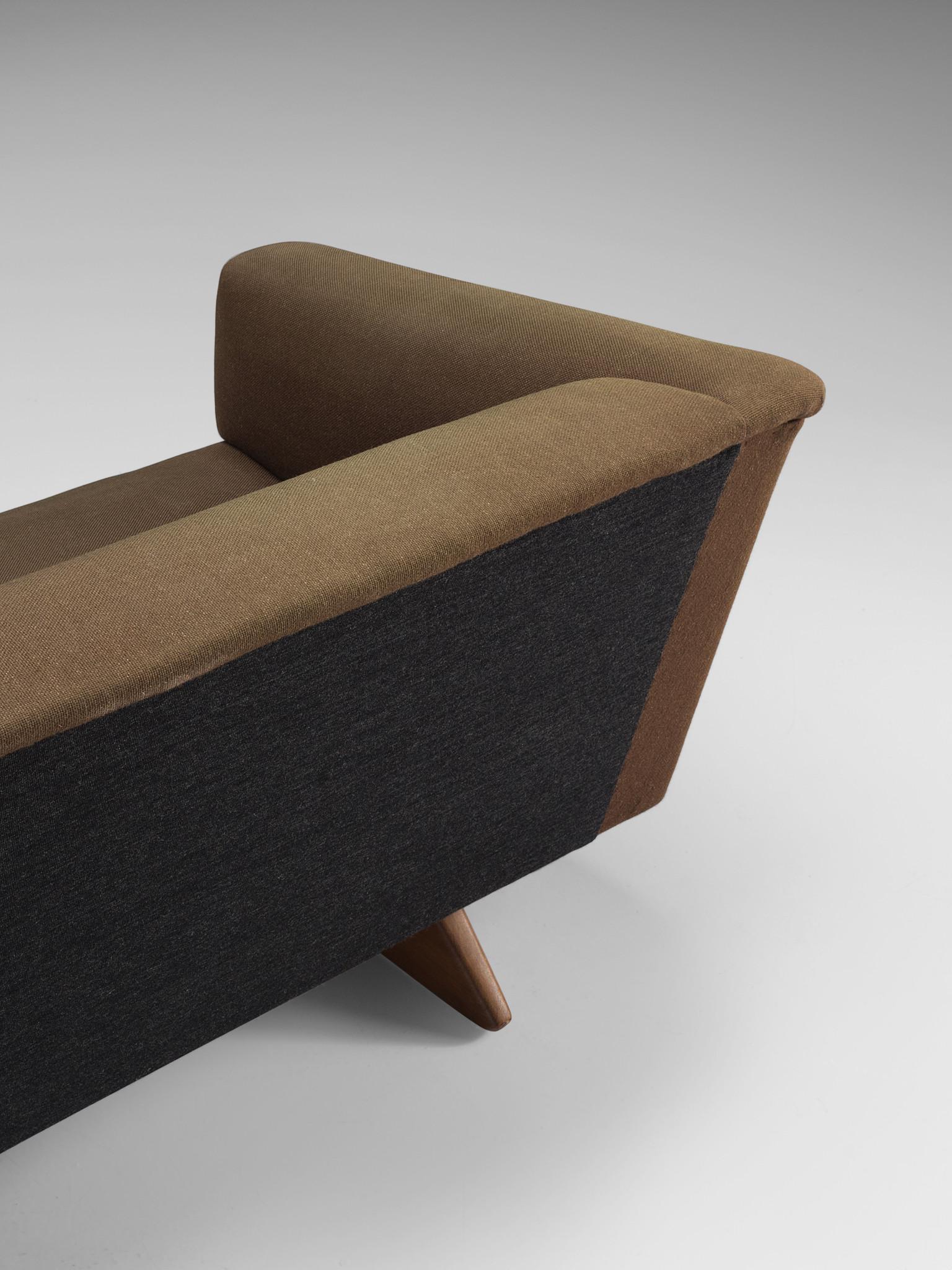 Swedish Sofa with Wood Sledge Feet 3