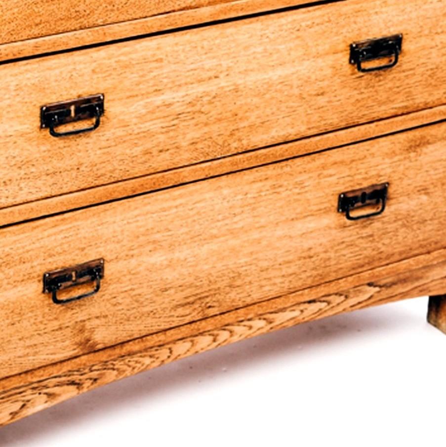 solid oak chest of drawers
