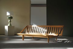 Swedish Solid Oak Daybed by Poul Volther for Gemla Möbler, 1960s