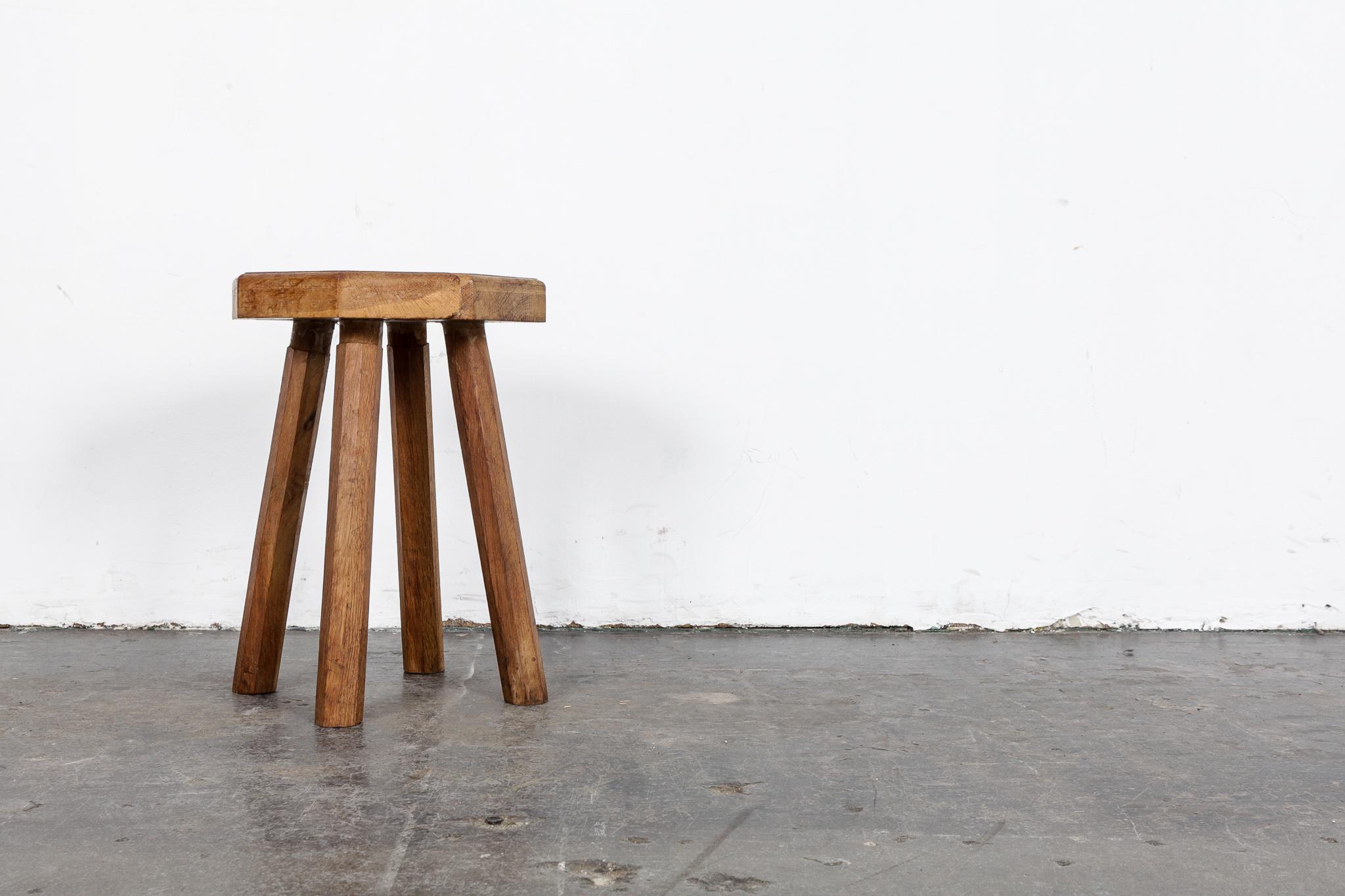 4 legged wooden stool