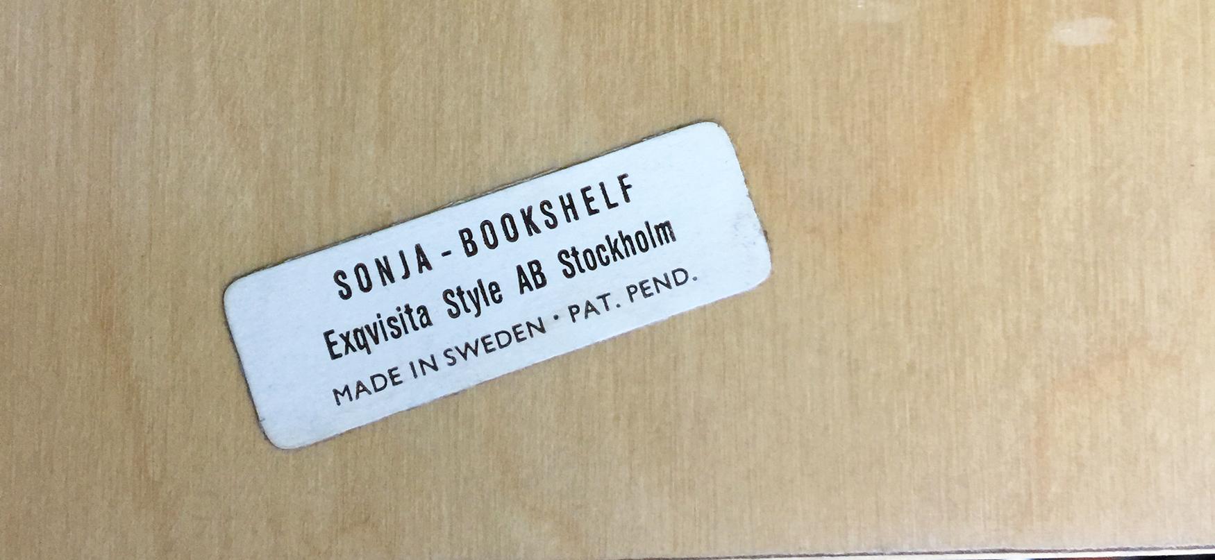 Schwedisches Stehendes Draht-Bücherregal von Sonja, Mitte des 20. im Angebot 1