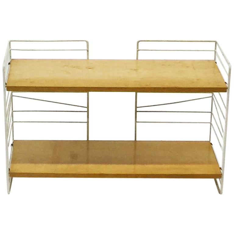 Swedish Standing Wire Bookcase by Sonja, Mid-20th Century For Sale