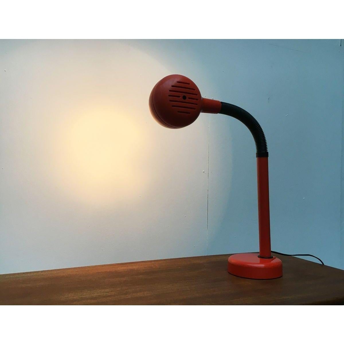 Swedish Space Age Cobra Table Lamp from Fagerhult, 1970s For Sale 1