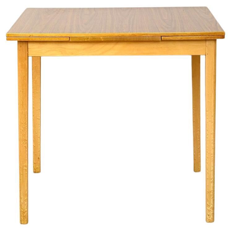 Swedish Square Formica Table For Sale