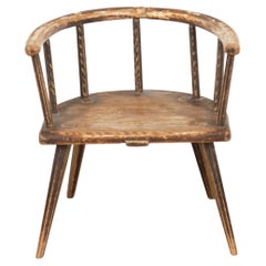Antique Swedish Stick Back Childs Chair