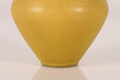 Swedish Stig Lindberg Stoneware Vase for Gustavsberg Studio Hand Midcentury