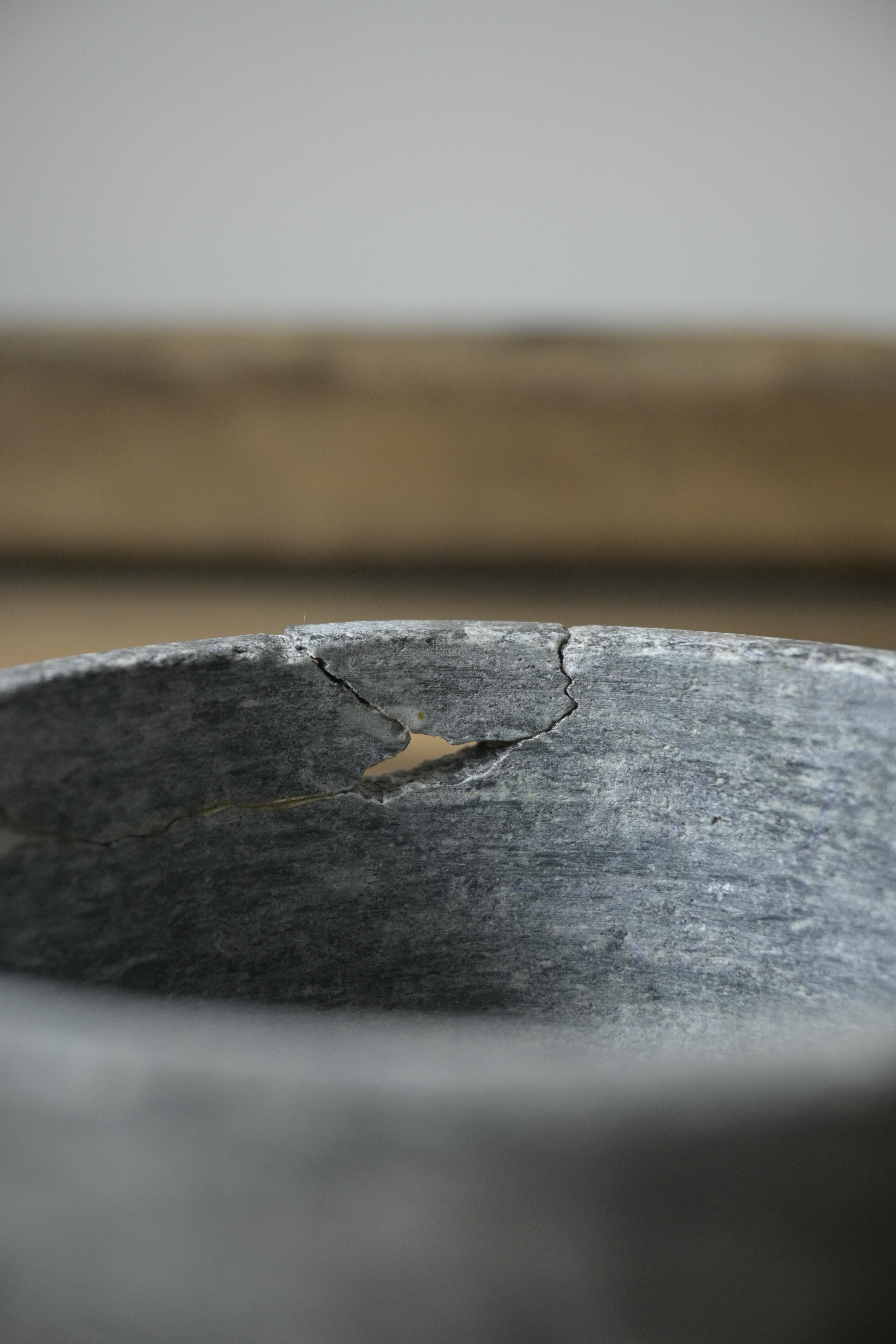 Soapstone Swedish Stone Box ca 1830 For Sale