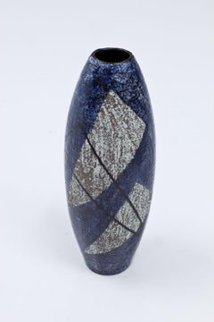Vase de sol en grès suédois par Ingrid Atterberg, années 1950