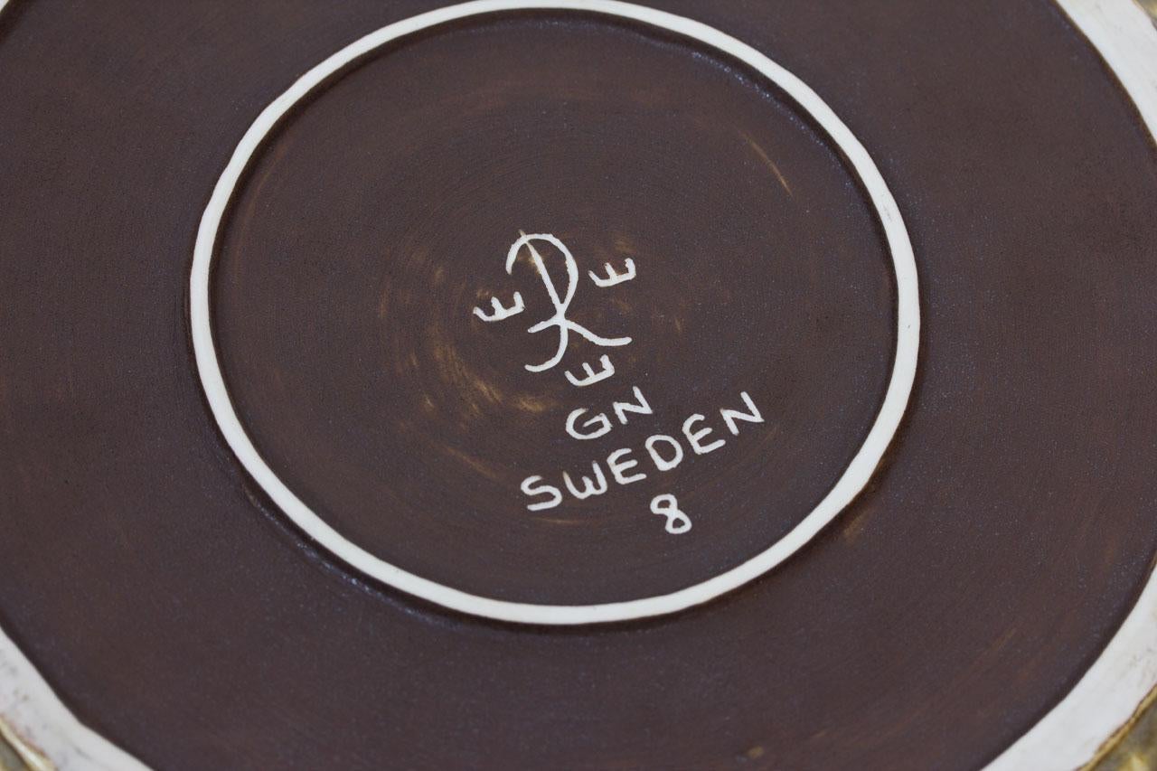 Swedish Stoneware Tray by Gunnar Nylund for Rörstrand In Good Condition In Stockholm, SE