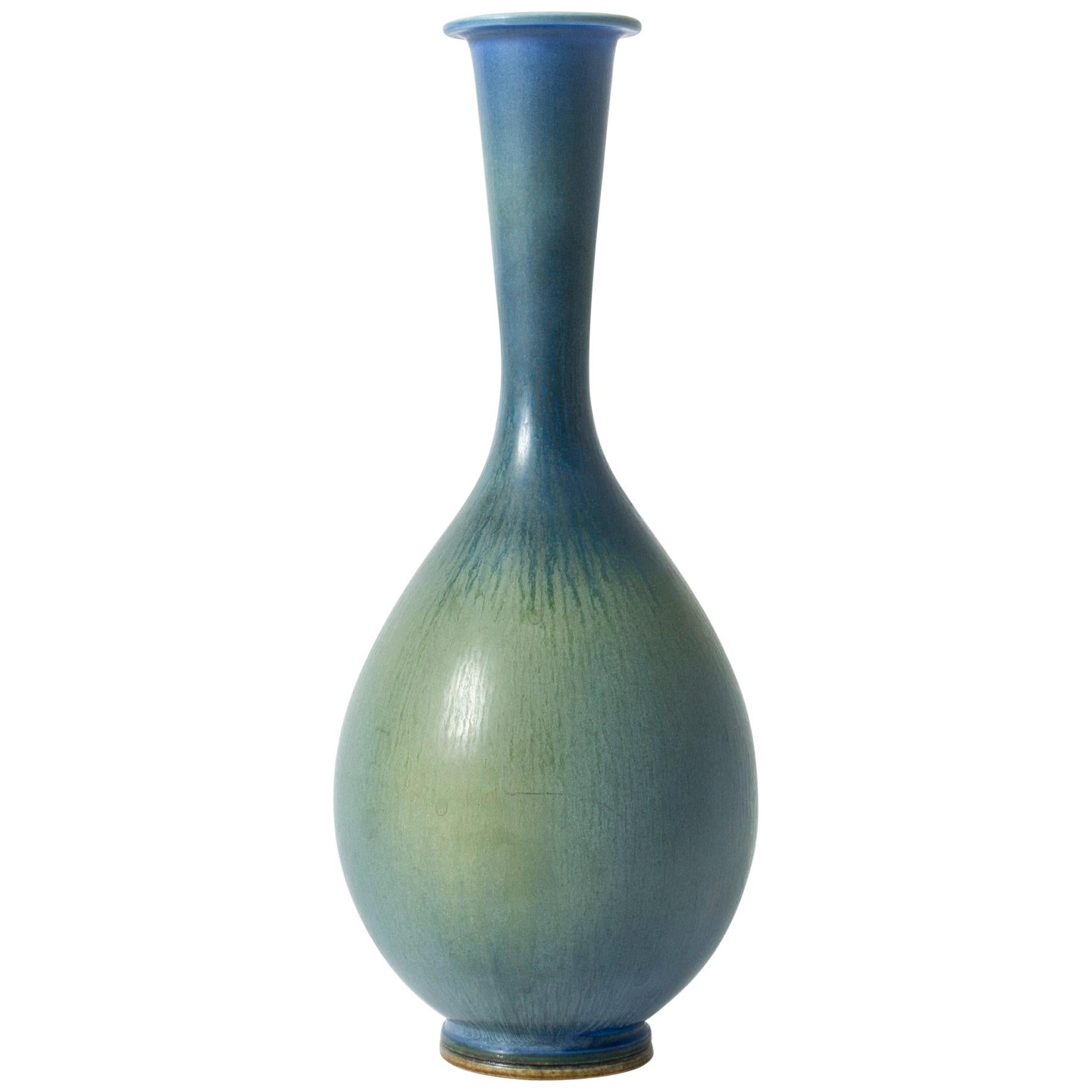 Swedish Stoneware Vase by Berndt Friberg for Gustavsberg, 1950s