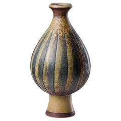 Vaso in gres svedese "Farsta  di Wilhelm Kåge Gustavsberg