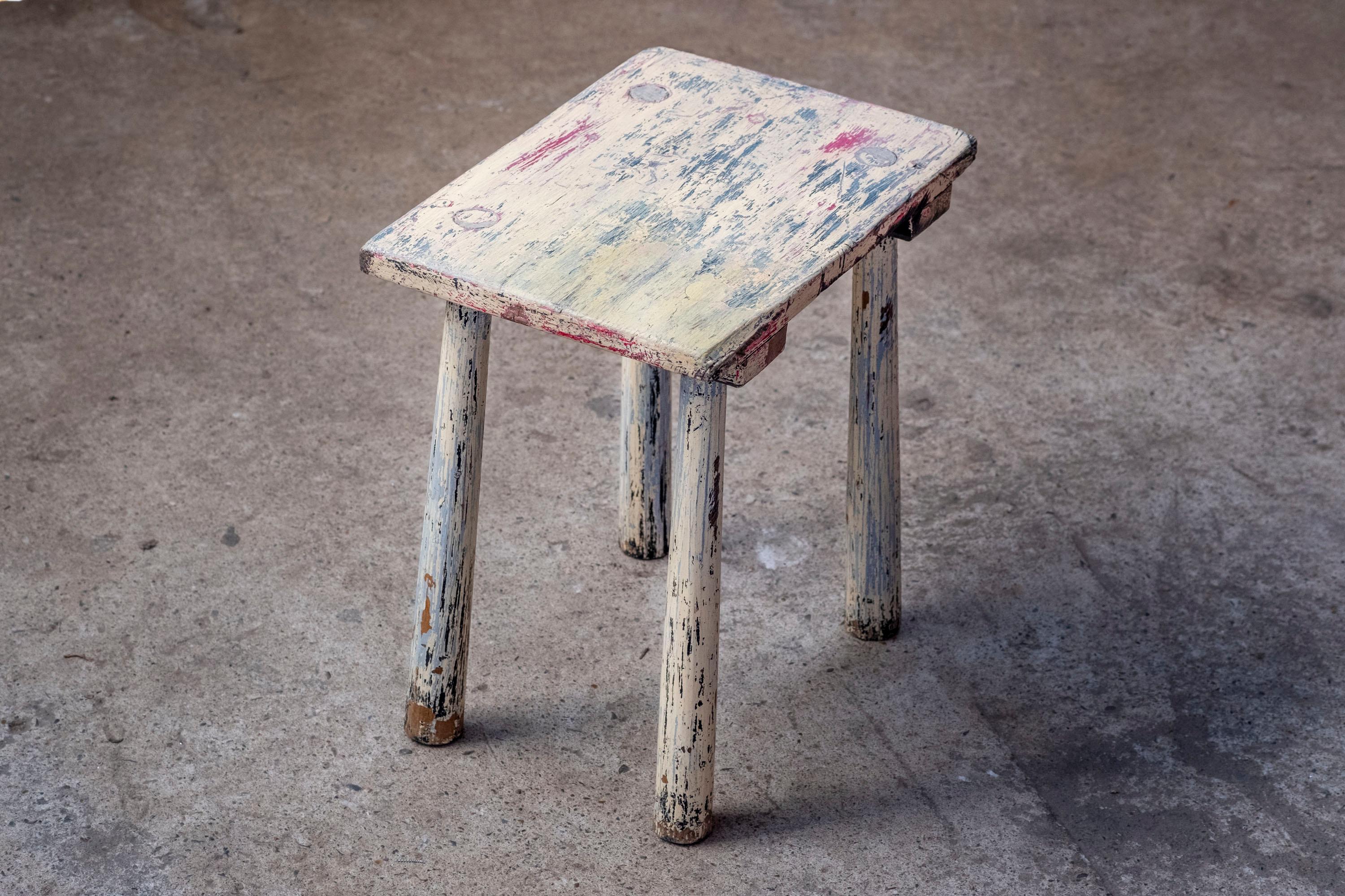 Swedish Stool 19th Century For Sale 4