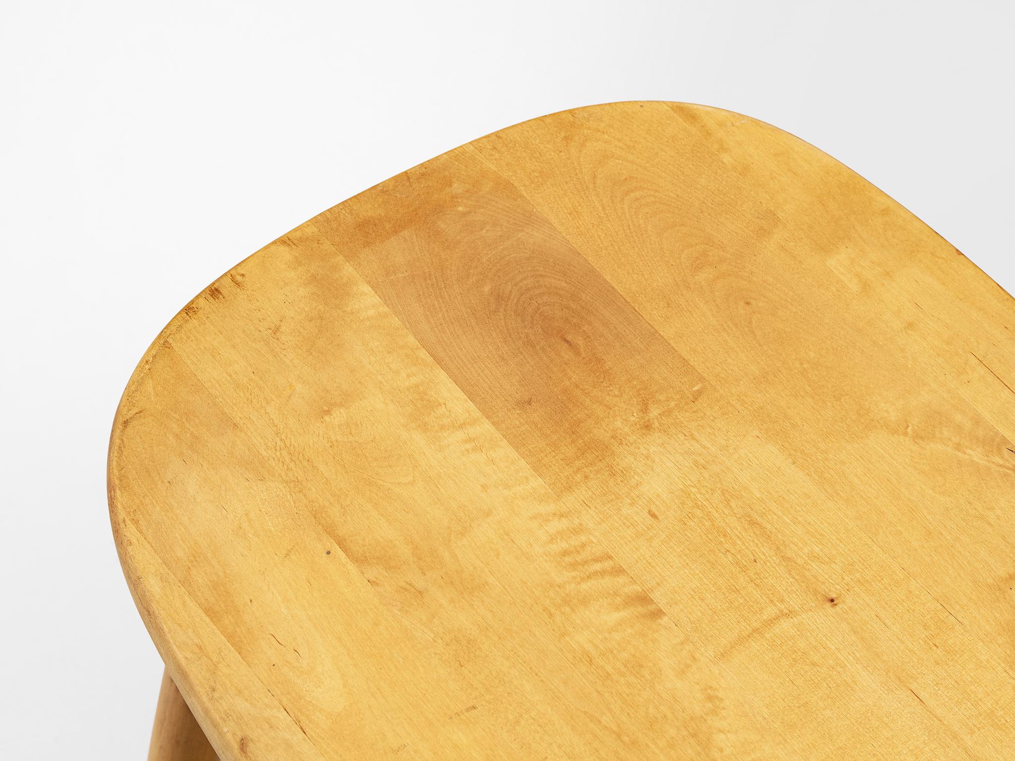 Swedish Stool in Maple  For Sale 2