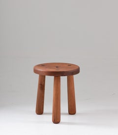 Swedish Stool in Pine, Model "Utö" by Axel Einar Hjorth