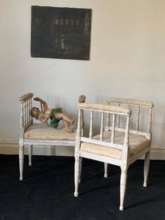 Tabourets suédois d'environ 1810