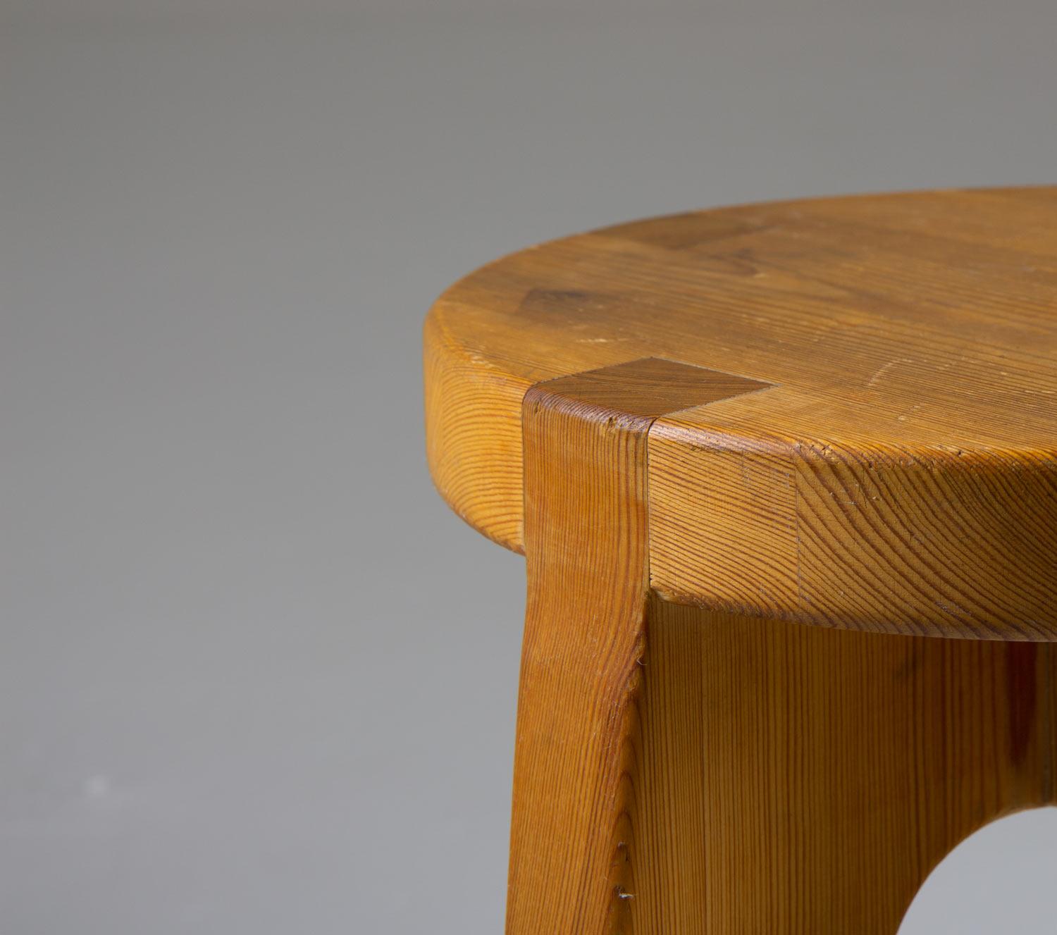 Swedish Stools in Pine For Sale 1