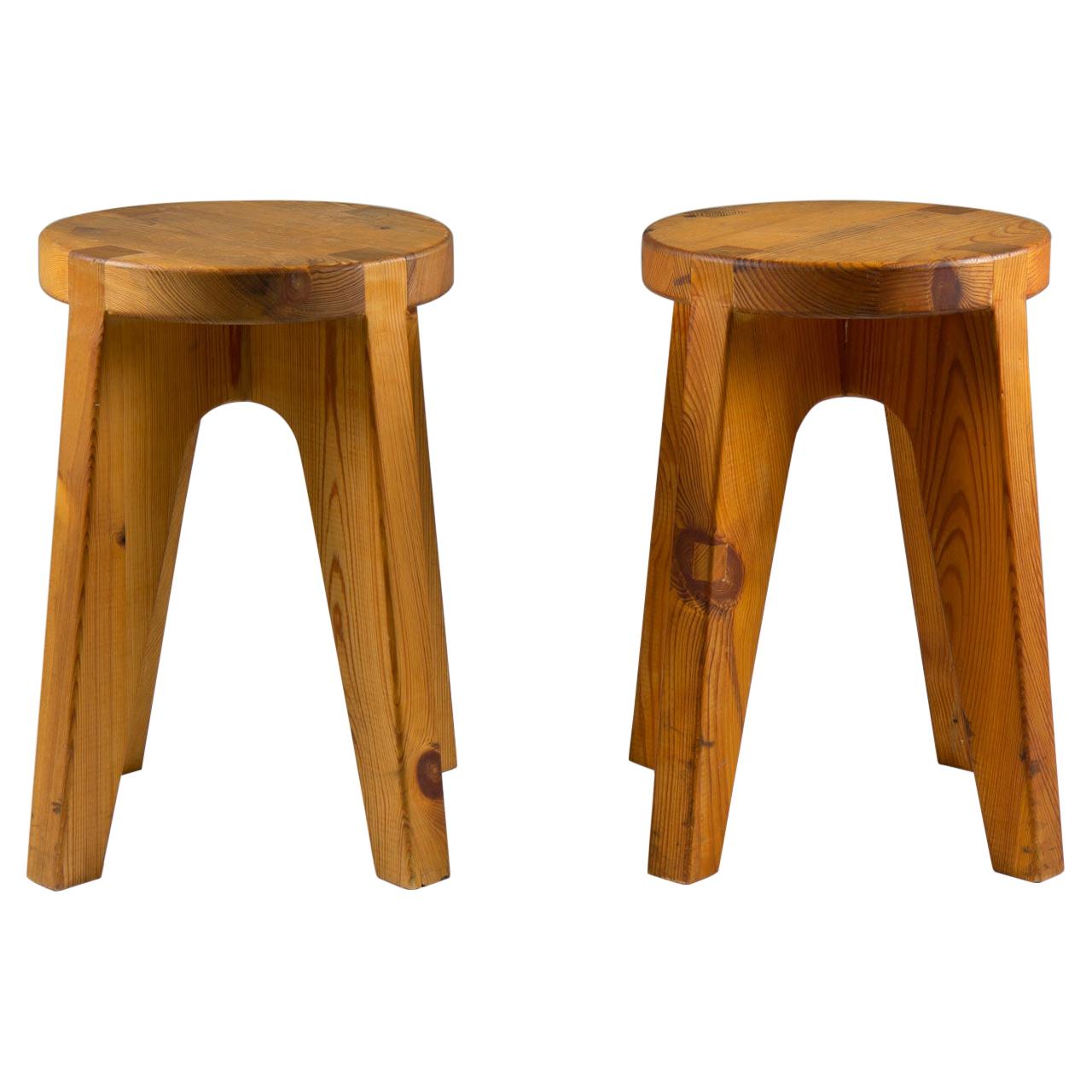 Swedish Stools in Pine