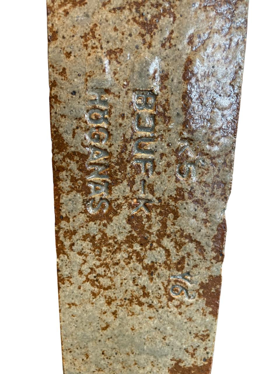 Svedese Vaso in Studio Pottery svedese di Rolf Palm per Höganäs, firmato, anni '70 in vendita