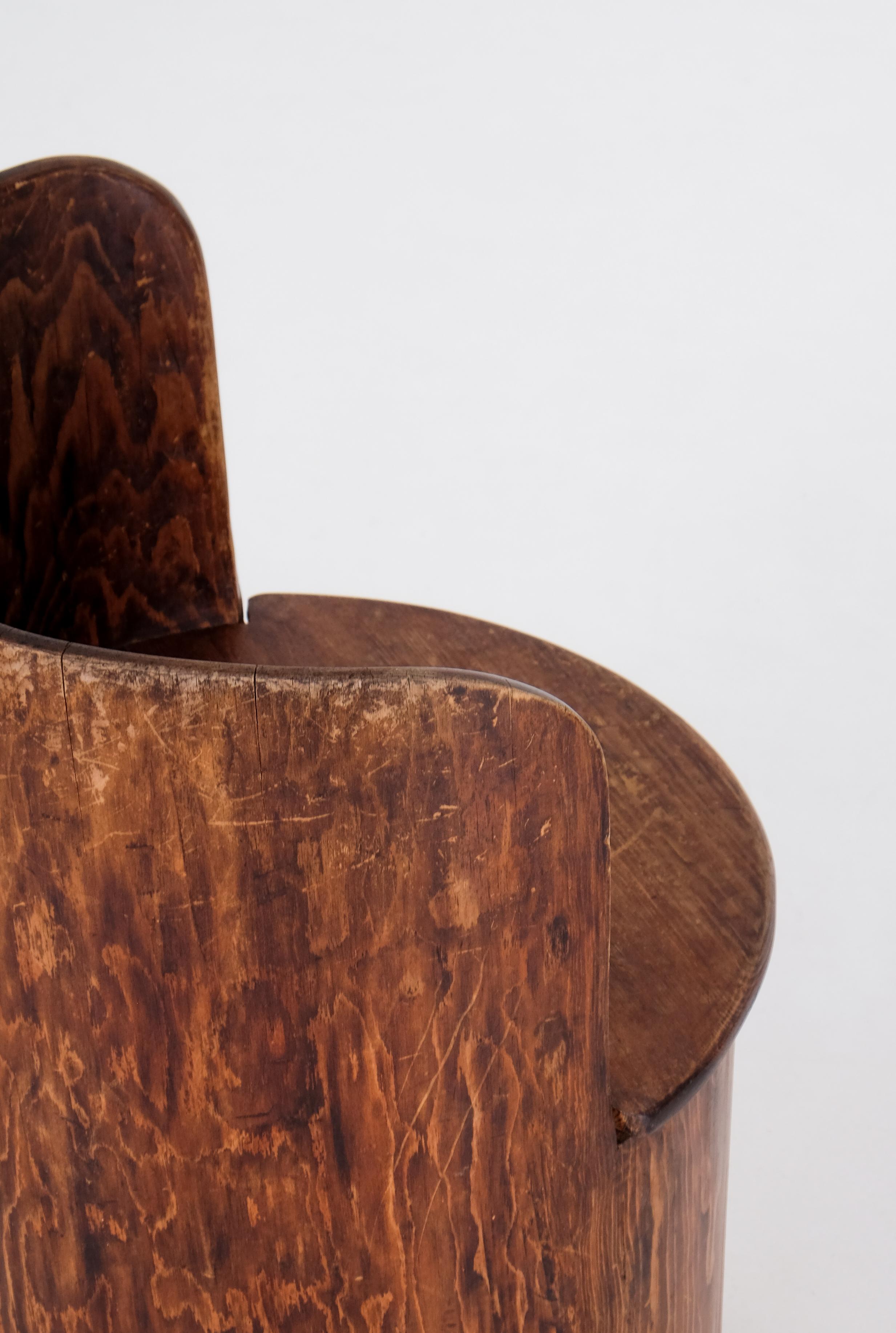 Swedish stump chair, 1940s For Sale 2