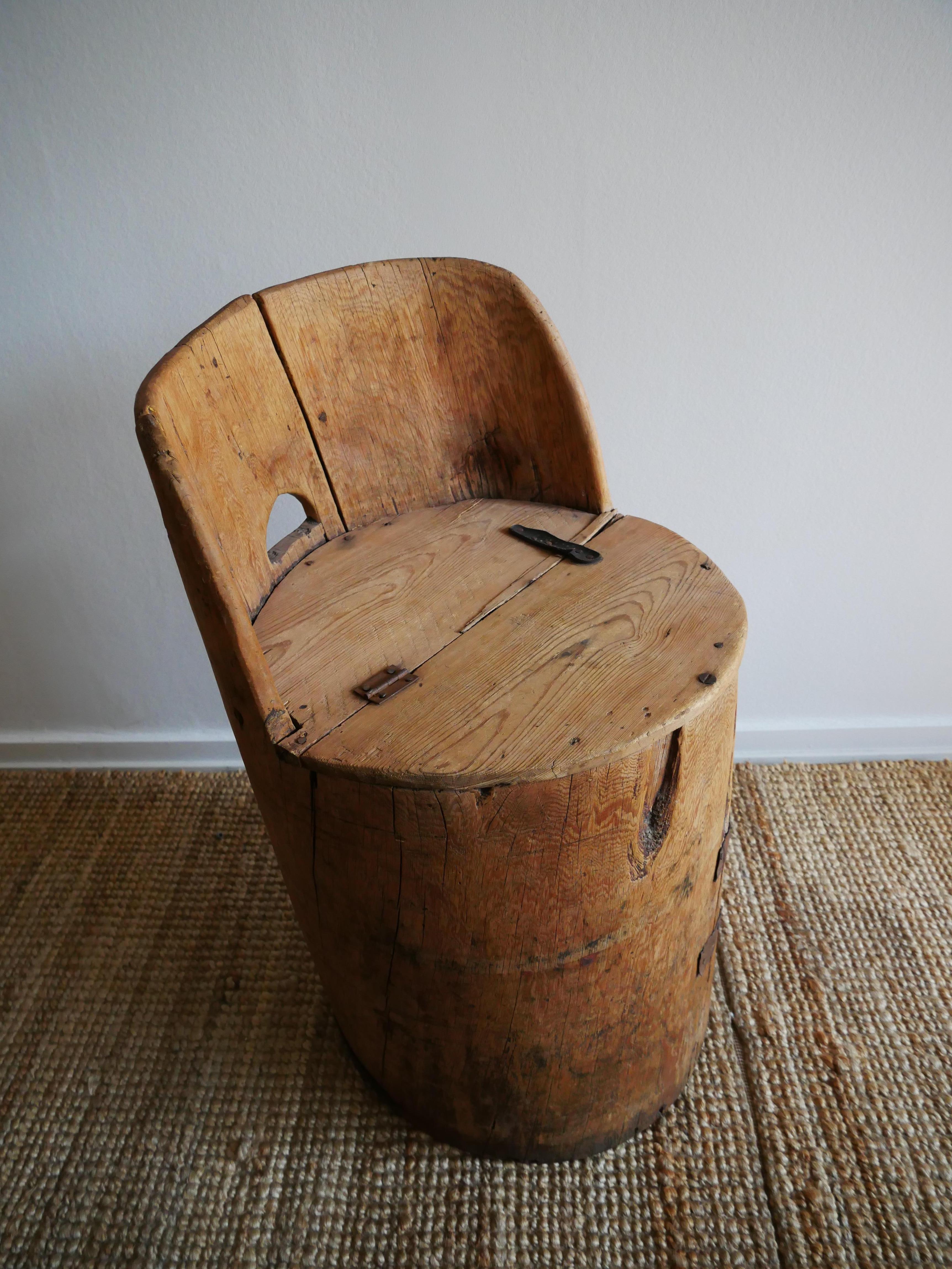 Swedish Stump Chair 1850's  For Sale 8