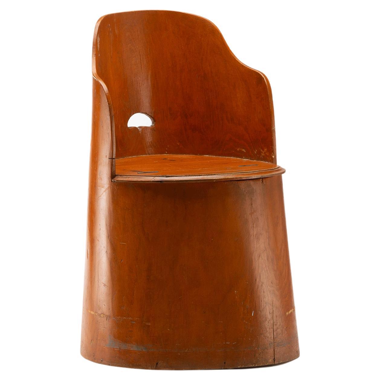 Swedish Stump Chair For Sale