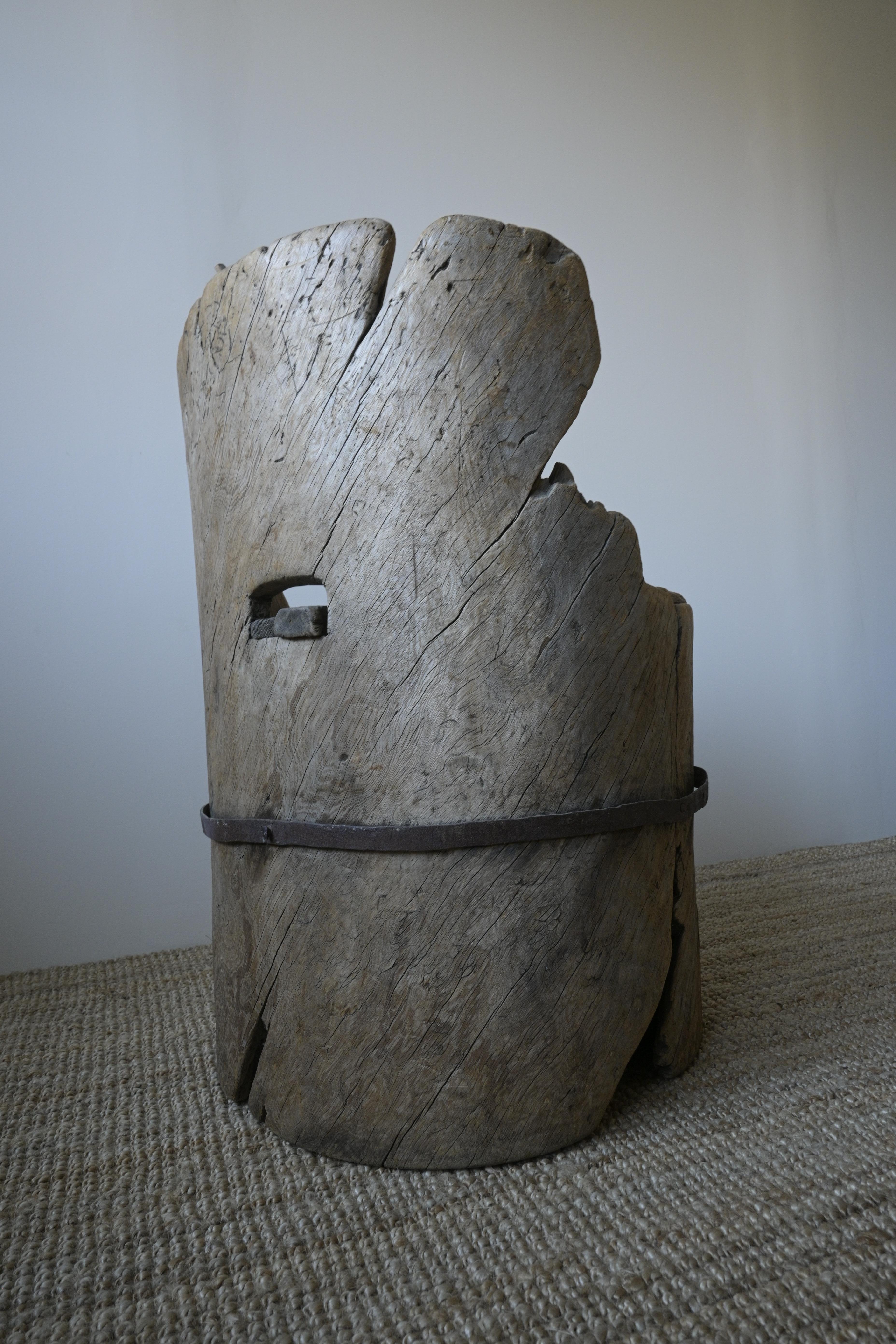 Swedish Stump Chair late 1700 century For Sale 5