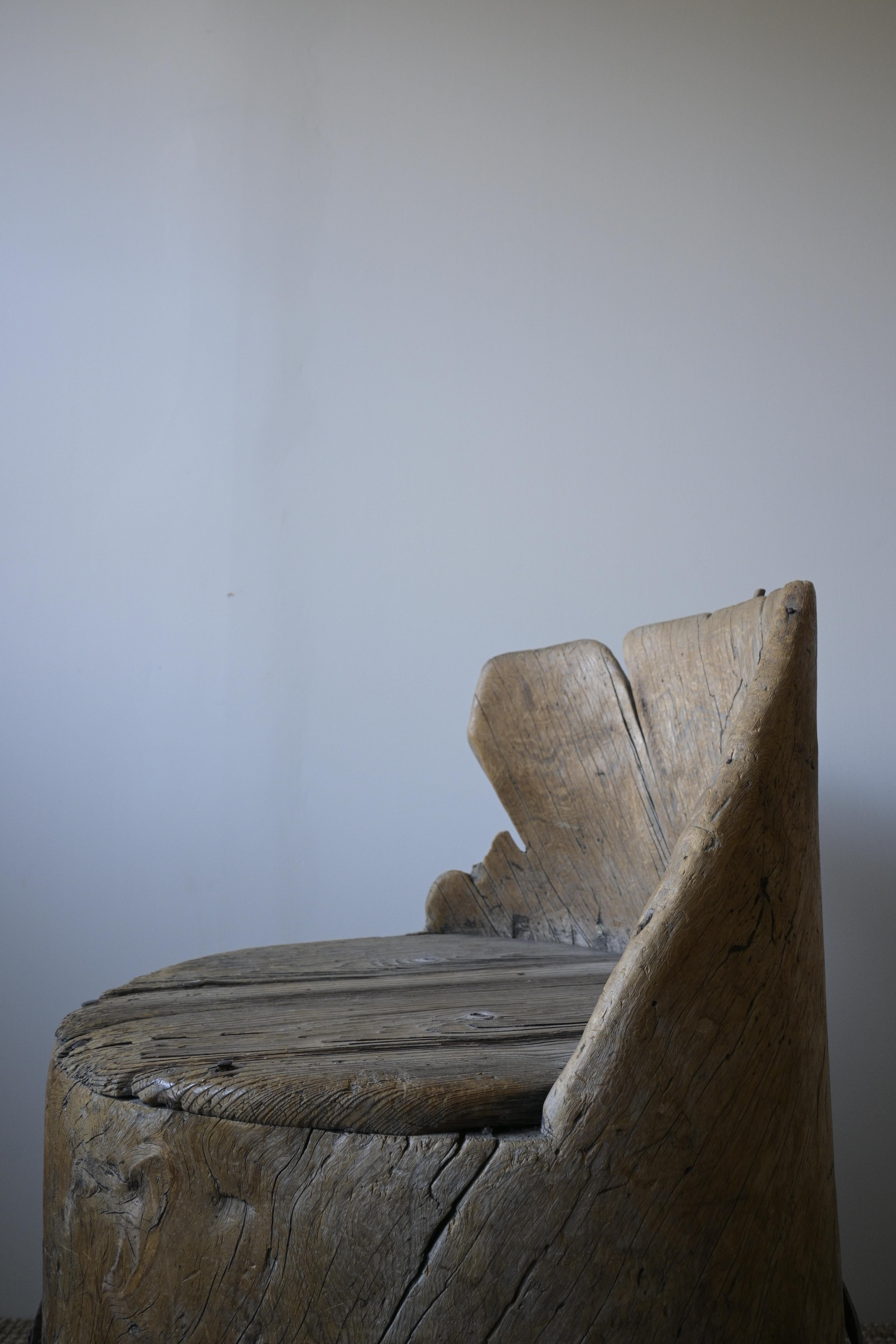 tree stump chairs